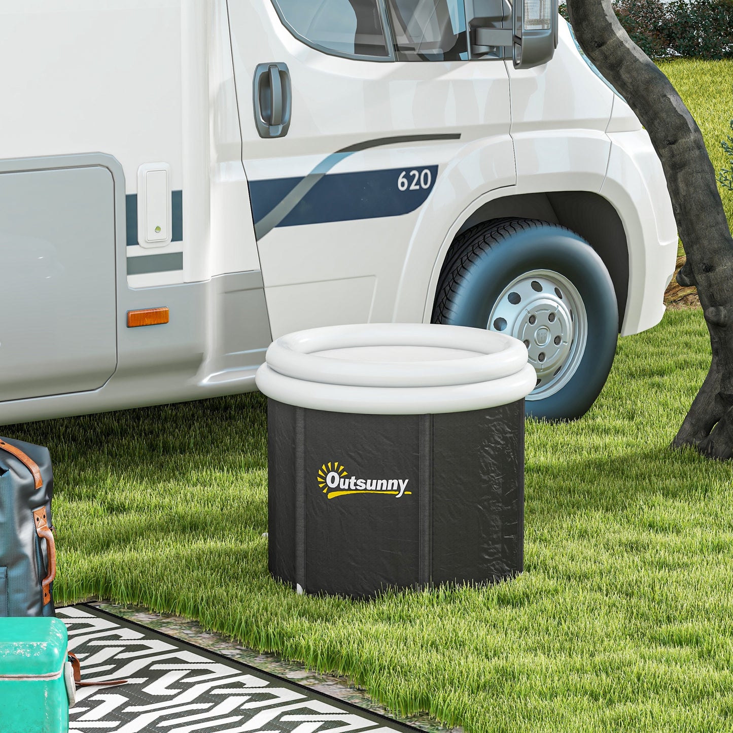 Portable Cold Plunge Tub - Black