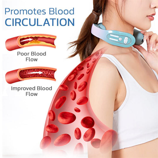 Lymph-Flow Heated Neck Massager