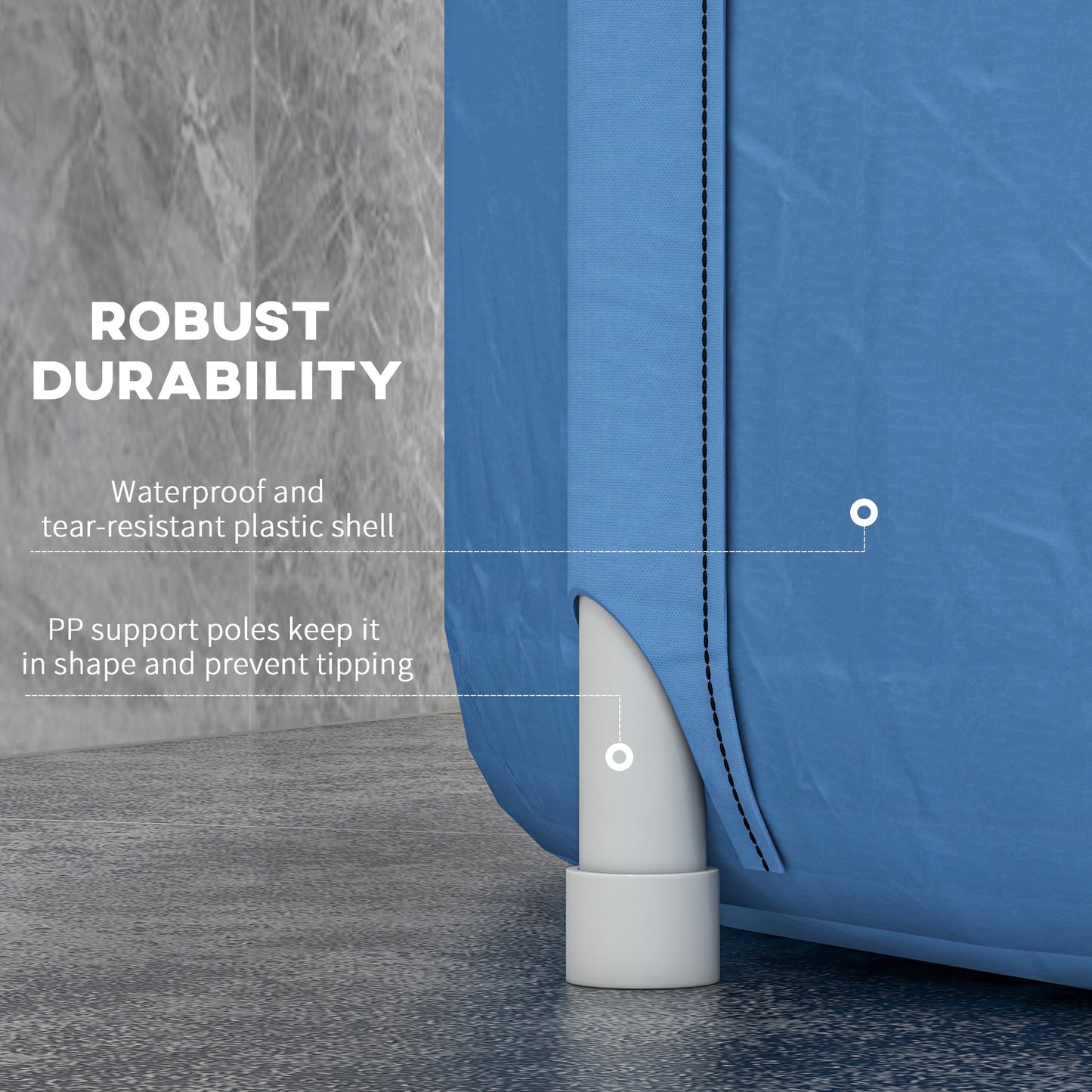 Portable Cold Plunge Tub - Navy