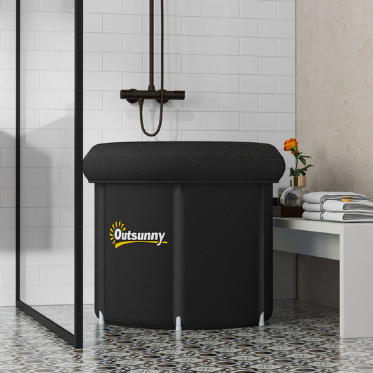 Portable Cold Plunge Tub - Black