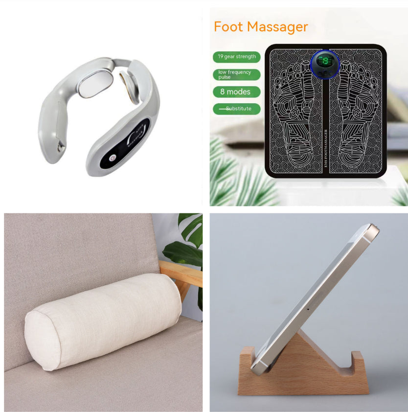 Lymph-Flow Heated Neck Massager