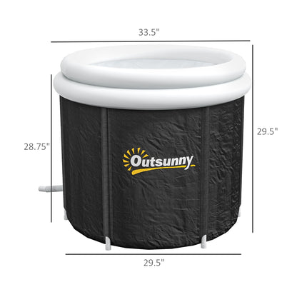 Portable Cold Plunge Tub - Black