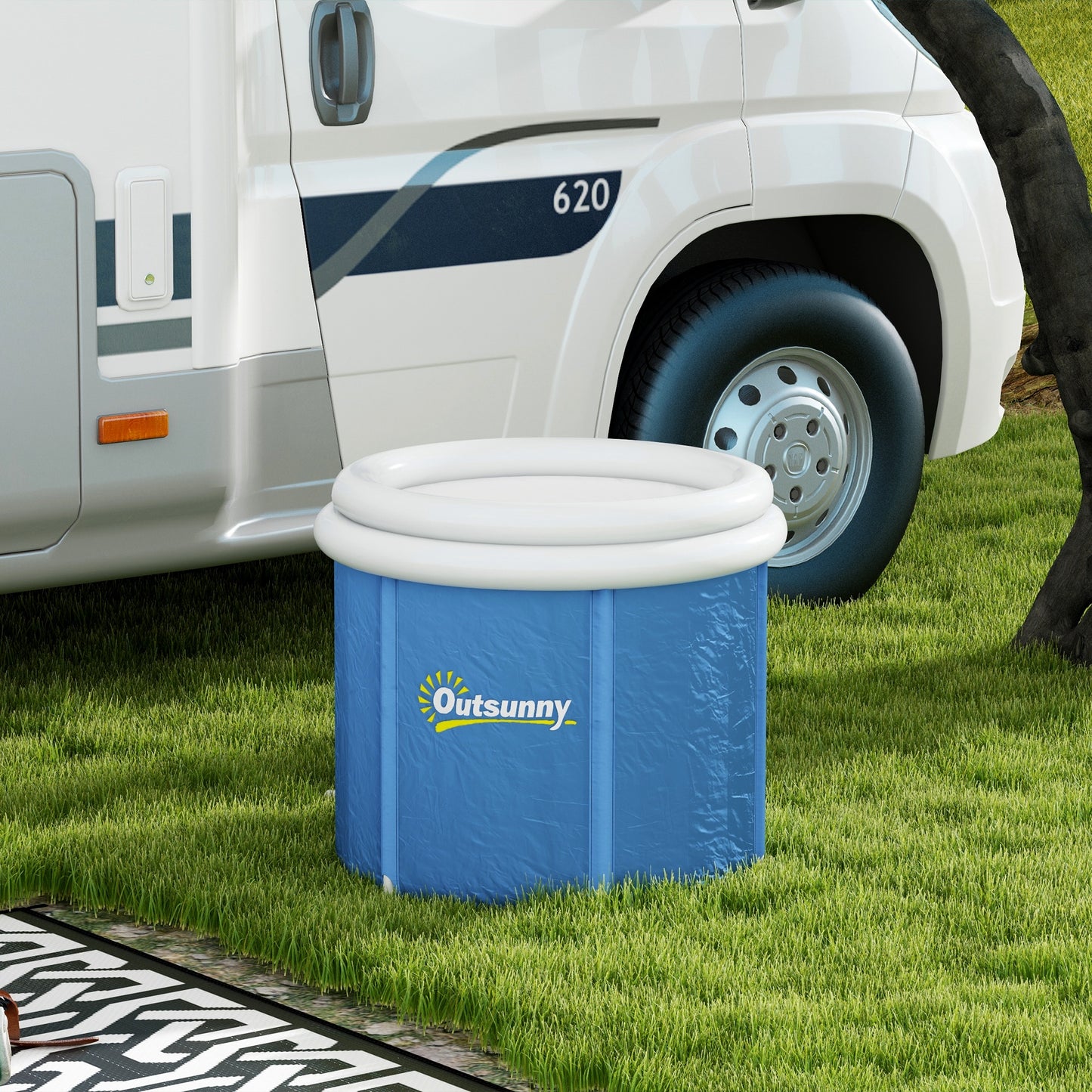 Portable Cold Plunge Tub - Navy